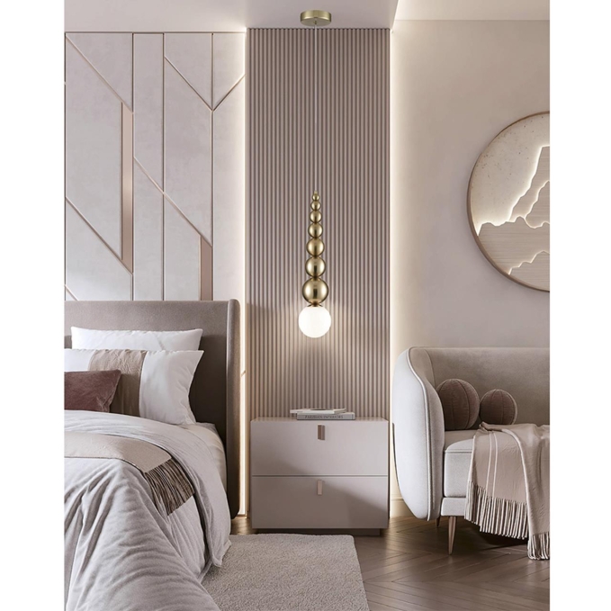 Подвесной светильник G9 1*20W 220V SOLIDA MODERNI LN26 384 LUMION 8087/1A, фото в интерьере 1 Подвесной светильник G9 1*20W 220V SOLIDA MODERNI LN26 384 LUMION 8087/1A, фото в интерьере 1