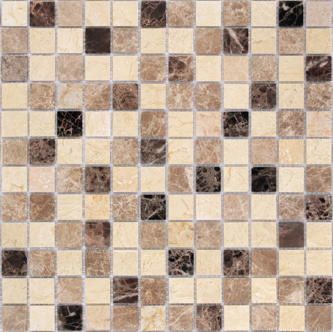 Мозаика Caramelle (LeeDo) Pietrine Pietra Mix 1 Pol 23x23 29.8x29.8