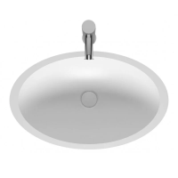 Накладная раковина Riho Avela Oval W 60 см W016003105 белая Накладная раковина Riho Avela Oval W 60 см W016003105 белая