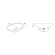 Накладная раковина Riho Avela Oval W 60 см W016003105 белая Накладная раковина Riho Avela Oval W 60 см W016003105 белая