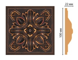 Вставка цветная Decomaster D209-966, 100x100x22 мм
