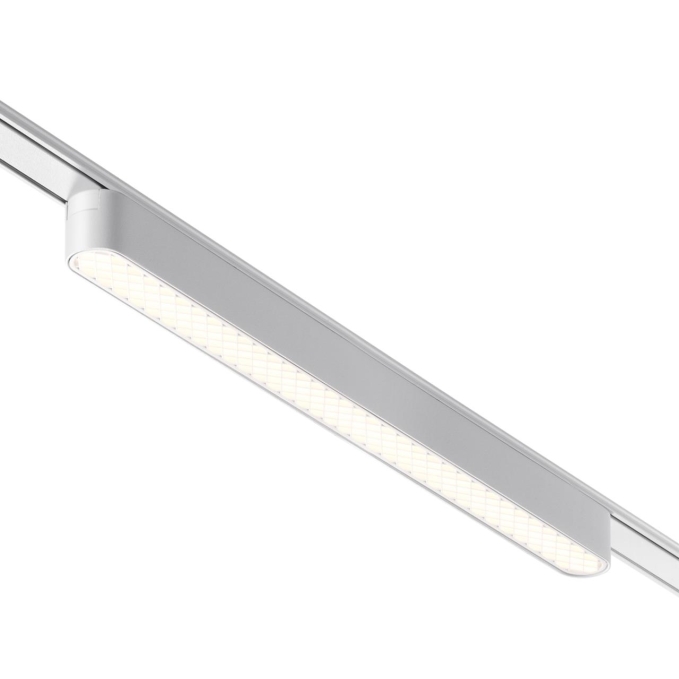 Трековый светильник для низковольтного шинопровода IP20 LED 18W 48V 1080Лм 3000К SMAL SHINO NT23 186 NOVOTECH 359249, фото на белом фоне Трековый светильник для низковольтного шинопровода IP20 LED 18W 48V 1080Лм 3000К SMAL SHINO NT23 186 NOVOTECH 359249, фото на белом фоне
