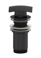 Донный клапан для раковины Wonzon & Woghand WW-88SS08-MB черный матовый Донный клапан для раковины Wonzon & Woghand WW-88SS08-MB черный матовый