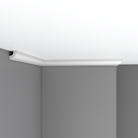 Карниз, плинтус потолочный гладкий Decomaster 96123F гибкий, 30x30x2400 мм Карниз, плинтус потолочный гладкий Decomaster 96123F гибкий, 30x30x2400 мм