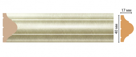 Молдинг Decomaster D002-373, 40x17x2400 мм
