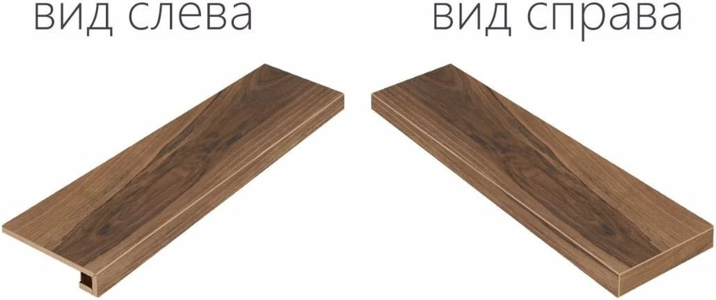 Ступень Italon Maison Walnut Scalino Angolare Destro 33x120, 620070000660 Ступень Italon Maison Walnut Scalino Angolare Destro 33x120, 620070000660