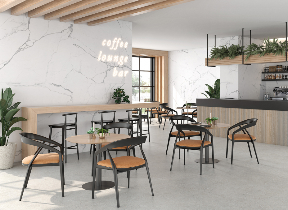 Керамический слэб StaroSlabs Geotiles Artemisa Blanco Matt 120x280 Керамический слэб StaroSlabs Geotiles Artemisa Blanco Matt 120x280
