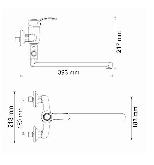Душевая система WasserKRAFT A1302L.055 Душевая система WasserKRAFT A1302L.055