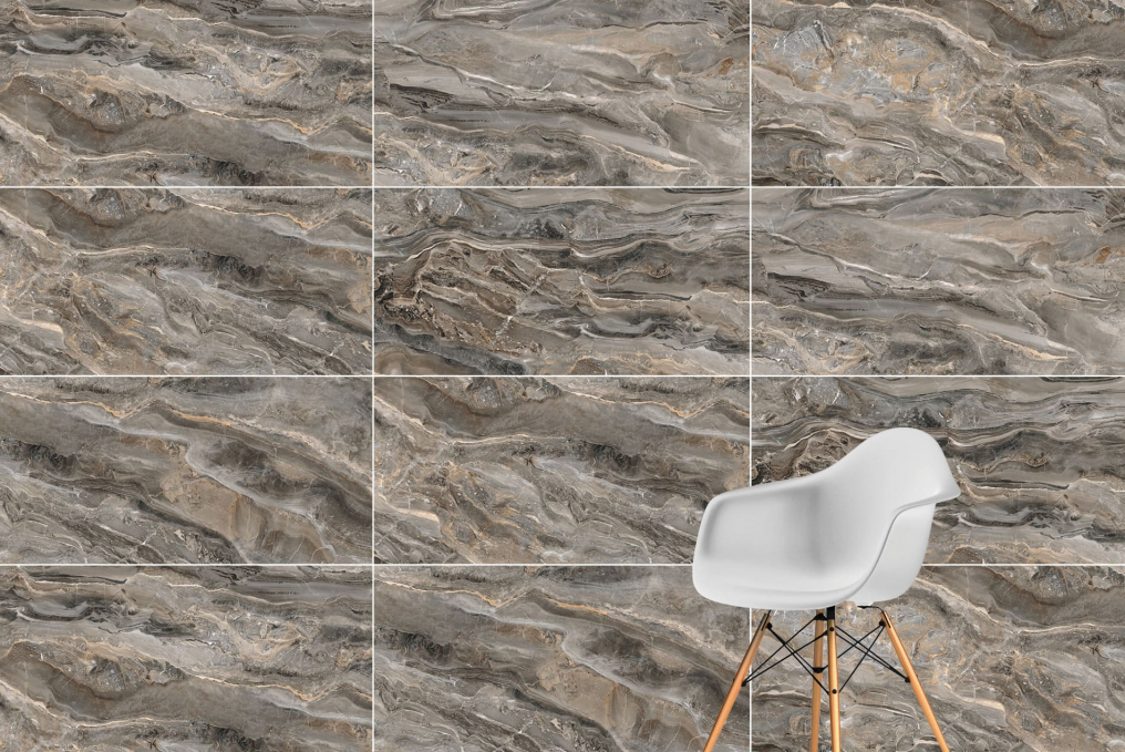 Керамогранит Vitra MarbleSet Оробико Темный Греж Лаппато R9 60x120, K951333LPR Керамогранит Vitra MarbleSet Оробико Темный Греж Лаппато R9 60x120, K951333LPR