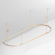 Основание ART-APRIORI-OVAL-ROD-800-3000x1000 (GD), Arlight, 048504, изображение 1 Основание ART-APRIORI-OVAL-ROD-800-3000x1000 (GD), Arlight, 048504, изображение 1