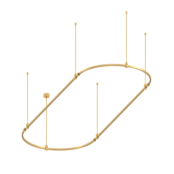 Основание ART-APRIORI-OVAL-ROD-800-3000x1000 (GD), Arlight, 048504, изображение 2 Основание ART-APRIORI-OVAL-ROD-800-3000x1000 (GD), Arlight, 048504, изображение 2