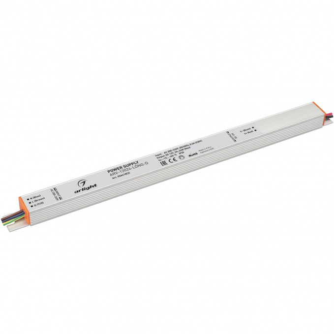 Блок питания ARV-12024-LONG-D (12V, 2A, 24W), Arlight, 026418(2), изображение 1 Блок питания ARV-12024-LONG-D (12V, 2A, 24W), Arlight, 026418(2), изображение 1
