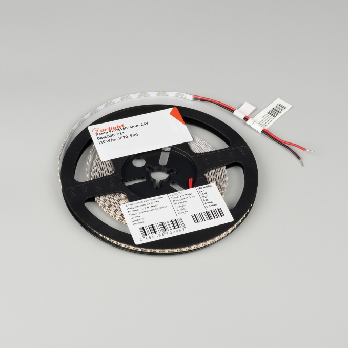 Светодиодная лента FC-M160-4mm 24V Warm2700-CX1 (10 W/m, IP20, 5m), Arlight, 057860, изображение 3 Светодиодная лента FC-M160-4mm 24V Warm2700-CX1 (10 W/m, IP20, 5m), Arlight, 057860, изображение 3
