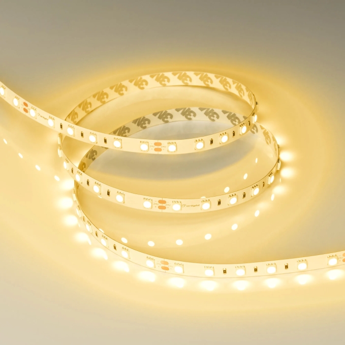Светодиодная лента RT-B60-10mm 24V Yellow (14.4 W/m, IP20, 5060, 5m), Arlight, 008816(2), изображение 2 Светодиодная лента RT-B60-10mm 24V Yellow (14.4 W/m, IP20, 5060, 5m), Arlight, 008816(2), изображение 2