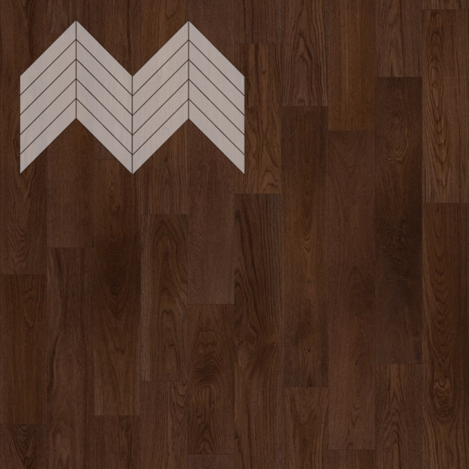 Паркет Елка Французская Lab Arte Chevron Дуб Селект Бронза лак 600/510х90х14/3/45° Паркет Елка Французская Lab Arte Chevron Дуб Селект Бронза лак 600/510х90х14/3/45°
