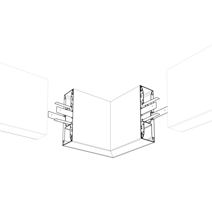 Угол S2-WALL-X2-H128-L90N внутренний, Arlight, 021288, изображение 2 Угол S2-WALL-X2-H128-L90N внутренний, Arlight, 021288, изображение 2