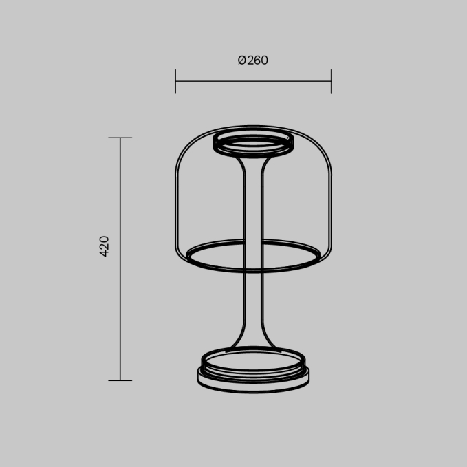 Настольный светильник Спирито / Spirito 3000К 13Вт, MOD286TL-L8W3K, изображение 7 Настольный светильник Спирито / Spirito 3000К 13Вт, MOD286TL-L8W3K, изображение 7