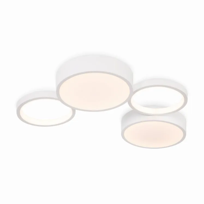 Потолочный светильник Молекула / Molecule 69 Вт LED с пультом ДУ, Freya, FR6080CL-L92W
