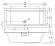 Ванна акриловая Riho Rething Cubic 180x80 B106001005 пристенная Ванна акриловая Riho Rething Cubic 180x80 B106001005 пристенная