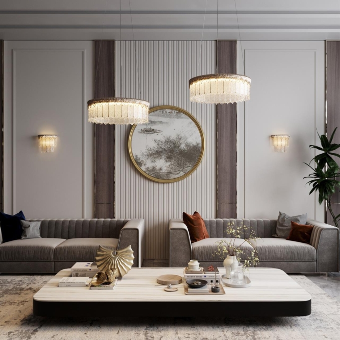 Люстра LED 80W 3700K 6796Лм CLEO L-VISION ODL25 555 ODEON LIGHT 5091/80L, фото в интерьере 1 Люстра LED 80W 3700K 6796Лм CLEO L-VISION ODL25 555 ODEON LIGHT 5091/80L, фото в интерьере 1