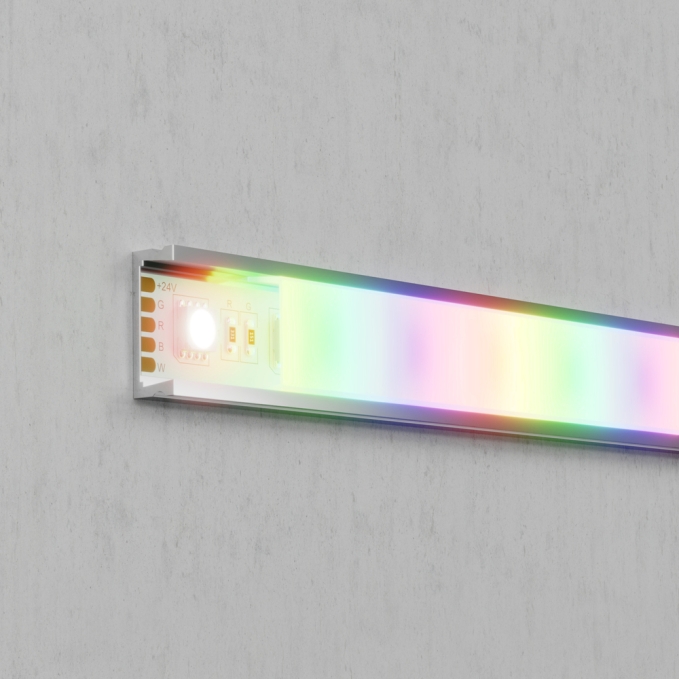 Светодиодная лента 24В 5050 19,2Вт/м Цветная (RGB) + 4000K 5м IP20, 10180, изображение 3