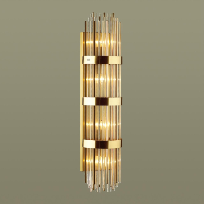 Настенный светильник E14 4*40W высота 890см EMPIRE HALL ODL_EX21 155 ODEON LIGHT 4854/4W, фото на цветном фоне 1