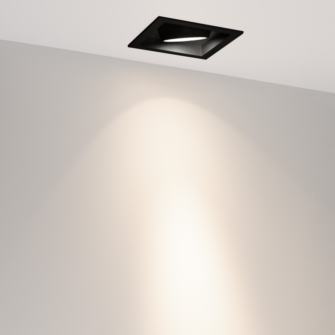Светильник MS-VORTEX-BUILT-S140x140-30W Day4000 (BK-BK, 17 deg, 230V), Arlight, 058366, изображение 4