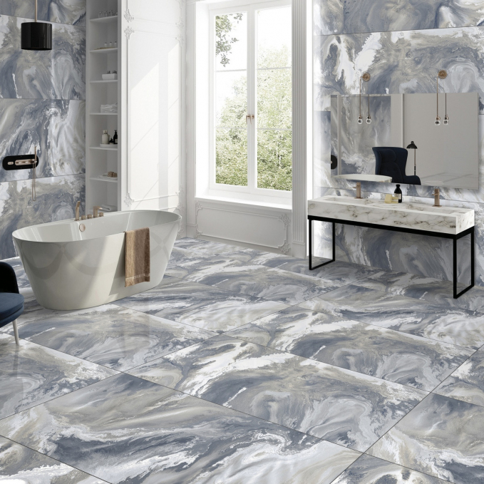 Керамогранит Neodom Luxury Arabesque Grigio Polished 60x120, N20667 Керамогранит Neodom Luxury Arabesque Grigio Polished 60x120, N20667