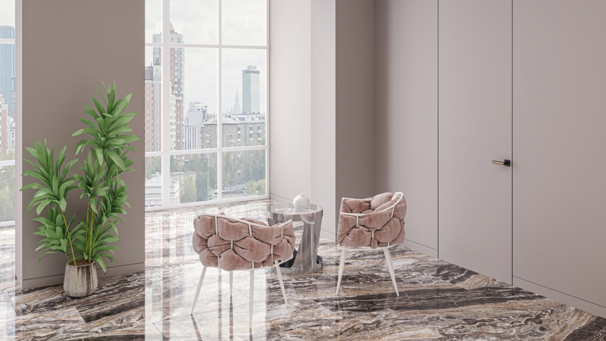 Керамогранит Neodom Luxury Arabesque Grigio Polished 60x120, N20667 Керамогранит Neodom Luxury Arabesque Grigio Polished 60x120, N20667