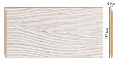 Молдинг Decomaster 138-7, 150x6x2400 мм