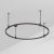 Основание ART-APRIORI-ROUND-ROD-400-R1200 (BK), Arlight, 048497