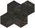 Мозаика Atlas Concorde Marvel Edge Absolute Brown Mos. Esagono Lap. 30x35, AEPL