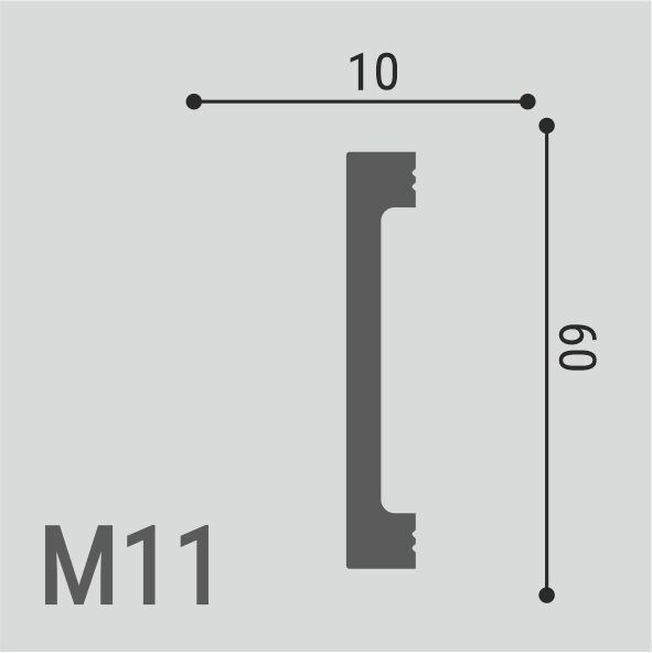 Молдинг Де-Багет XPS Polymer М 11 60/10 Молдинг Де-Багет XPS Polymer М 11 60/10