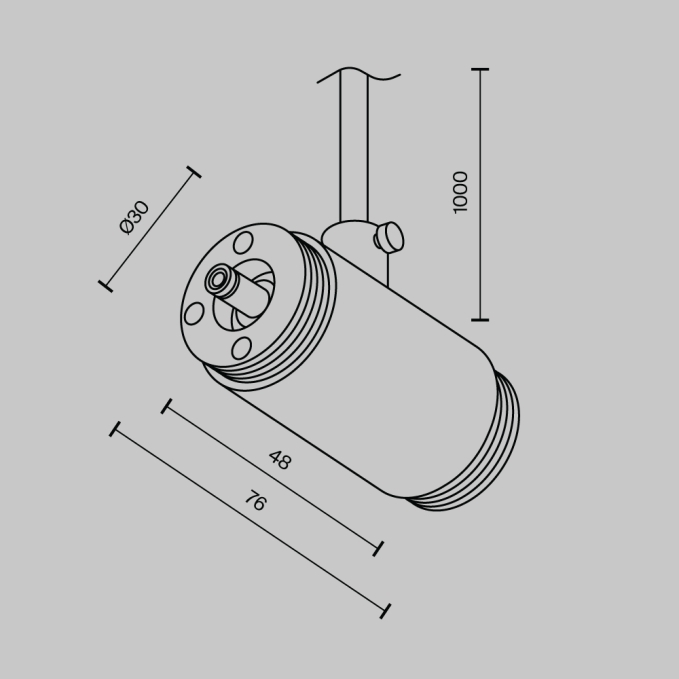 Прямой коннектор для системы Shelf с вводом питания, CA013IC-P-B, изображение 4