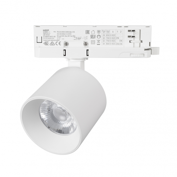 Светильник LGD-DYKE-4TR-R90-26W Day4000 (WH, 50 deg, 230V, DALI), Arlight, 058695, изображение 1 Светильник LGD-DYKE-4TR-R90-26W Day4000 (WH, 50 deg, 230V, DALI), Arlight, 058695, изображение 1