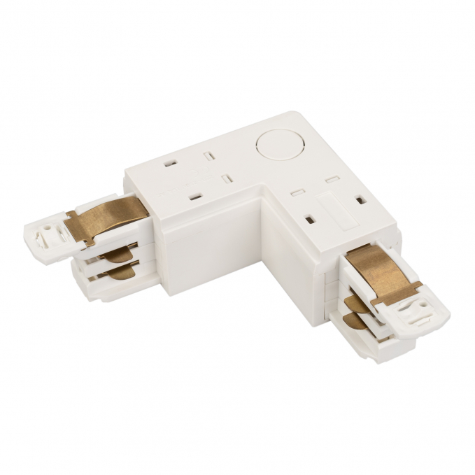 Коннектор угловой LGD-4TR-CON-L-EXT-WH (D), Arlight, 029299, изображение 1