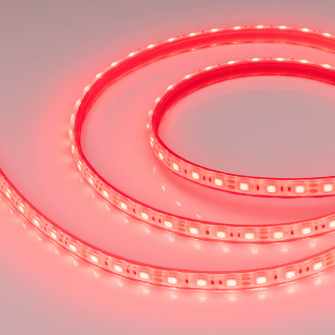 Светодиодная лента герметичная RTW-PFS-B60-13mm 12V Red (14.4 W/m, IP68, 5060, 5m), Arlight, 036281, изображение 1 Светодиодная лента герметичная RTW-PFS-B60-13mm 12V Red (14.4 W/m, IP68, 5060, 5m), Arlight, 036281, изображение 1