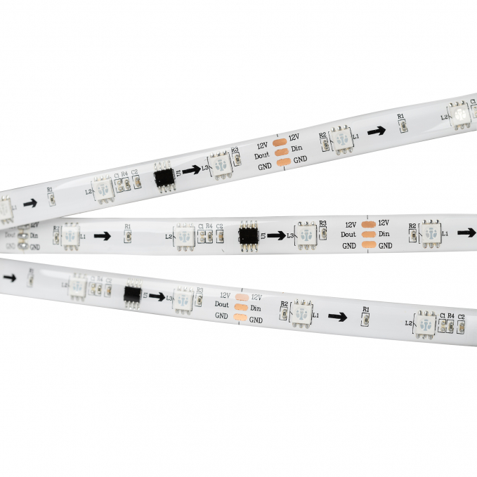 Светодиодная лента герметичная SPI-SE-B30-10mm 12V RGB-PX3 (7.2W/m, IP65, 5060, 5m), Arlight, 026369(2), изображение 3 Светодиодная лента герметичная SPI-SE-B30-10mm 12V RGB-PX3 (7.2W/m, IP65, 5060, 5m), Arlight, 026369(2), изображение 3