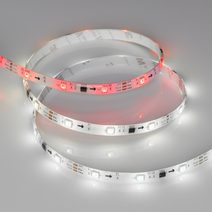 Светодиодная лента герметичная SPI-SE-B30-10mm 12V RGB-PX3 (7.2W/m, IP65, 5060, 5m), Arlight, 026369(2), изображение 4 Светодиодная лента герметичная SPI-SE-B30-10mm 12V RGB-PX3 (7.2W/m, IP65, 5060, 5m), Arlight, 026369(2), изображение 4