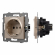 Механизм электрической розетки SCT-MEU1-PL-GD-V (250V, 16A), Arlight, 049817, изображение 1