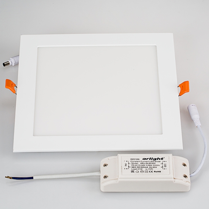 Светильник DL-225x225M-21W Warm White, Arlight, 020137 Светильник DL-225x225M-21W Warm White, Arlight, 020137