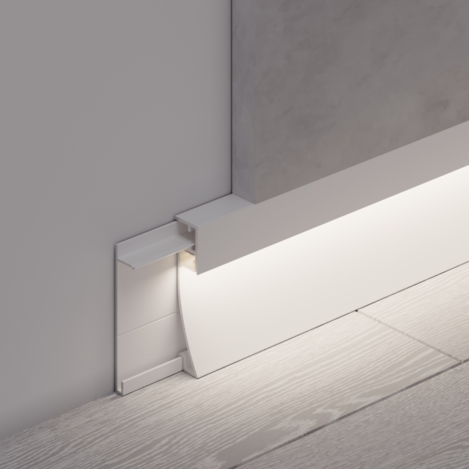 Профиль PLINTUS-H54-2000 WHITE, Arlight, 045434, изображение 6 Профиль PLINTUS-H54-2000 WHITE, Arlight, 045434, изображение 6