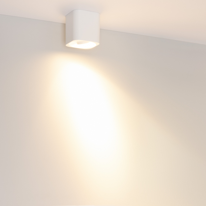 Светильник SP-ACENTO-S95x95-10W Warm2700 (WH, 20-45 deg, 230V), Arlight, 055748, изображение 5 Светильник SP-ACENTO-S95x95-10W Warm2700 (WH, 20-45 deg, 230V), Arlight, 055748, изображение 5