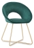 Стул Refuge зеленый, золотой, Hesby Import, HSBI_DC2124_green