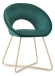 Стул Refuge зеленый, золотой, Hesby Import, HSBI_DC2124_green Стул Refuge зеленый, золотой, Hesby Import, HSBI_DC2124_green