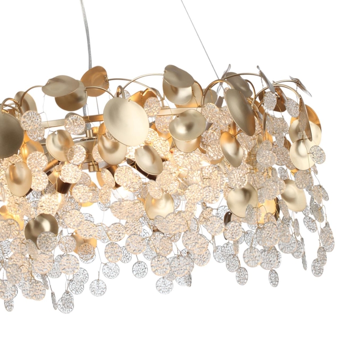 Люстра E14 10*40W 220В IP20 COINS CLASSIC ODL26 633 ODEON LIGHT 5104/10, композиция 3