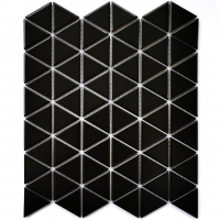 Мозаика Bonaparte Mosaics Reno Black Matt 25.2x29.1 (39*45*6)