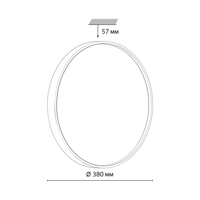 Светильник светодиодный потолочный LED 48Вт 3000-6000К D380 IP43 пульт ДУ MAVIC COLOR SN 127 СОНЕКС 7744/DL, схема товара Светильник светодиодный потолочный LED 48Вт 3000-6000К D380 IP43 пульт ДУ MAVIC COLOR SN 127 СОНЕКС 7744/DL, схема товара