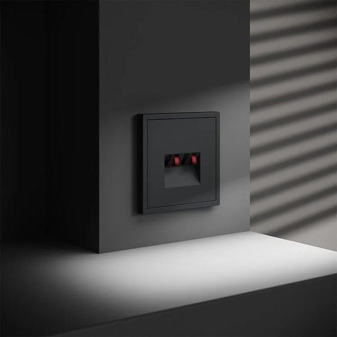 Розетка акустическая встраиваемая VOLTUM S70 4-местная, (графит), Voltum, VLS060307 Розетка акустическая встраиваемая VOLTUM S70 4-местная, (графит), Voltum, VLS060307