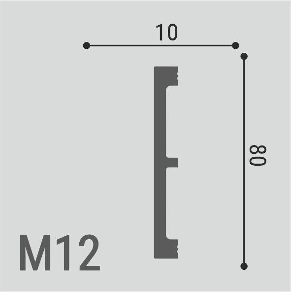 Молдинг Де-Багет XPS Polymer М 12 80/10 Молдинг Де-Багет XPS Polymer М 12 80/10